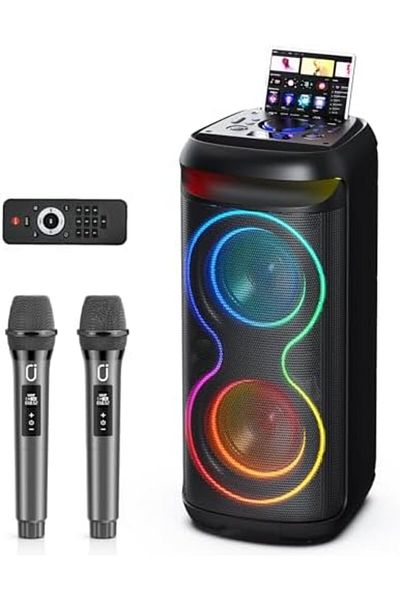 JYX -T20T Karaoke Machine Woofer Big Bluetooth Karaoke Speaker