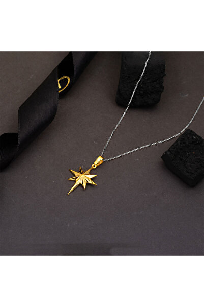 Bilezikci 22 Ayar Altın Kuzey Yıldızı Kolye Ucu