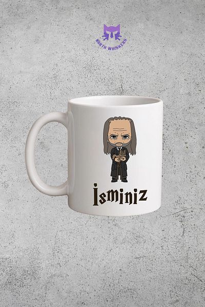 North Whiskers Filch Double Sided Printed Mug - Harry Potter