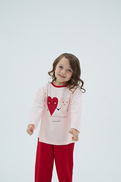 ZEYZEY 8944 Girl's Printed Pajama Set