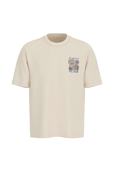 Guess Tricou pentru bărbați cu potrivire oversize Flower