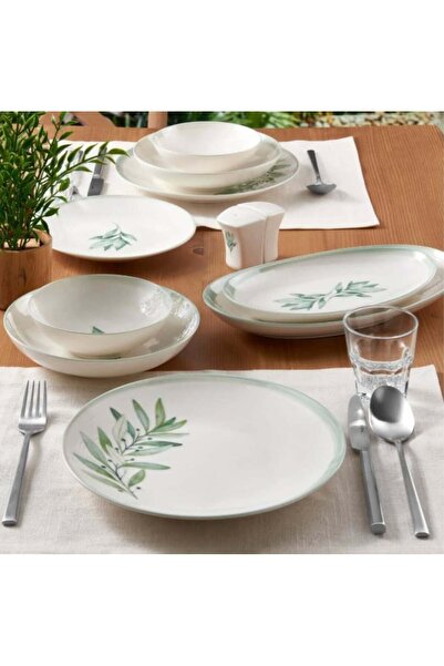 Güral Porselen Atina 6 kişilik 30 Parça Bone Porselen Yemek Seti 2997