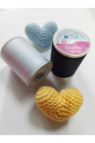 balım hobi evi خيط احترافي لتصفيف الشعر والحواجب والشارب، قوي للغاية، 900 متر × 2 قطعة، أبيض وأسود