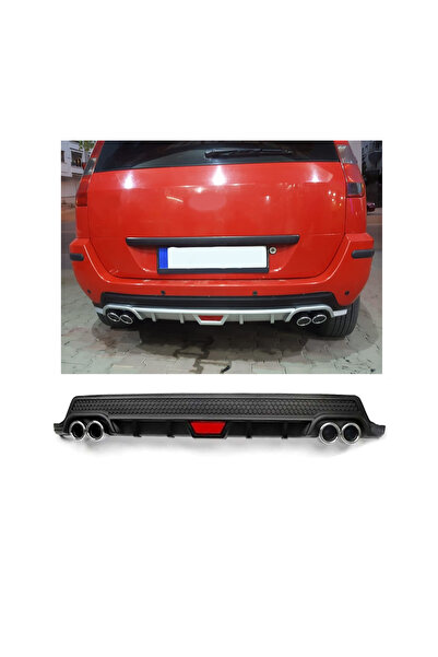 OTO H.İ.T. FORD FUSION UYUMLU BODY KİT DİFÜZÖR 4 ÇIKIŞ YUVARLAK SİYAH MODEL 2