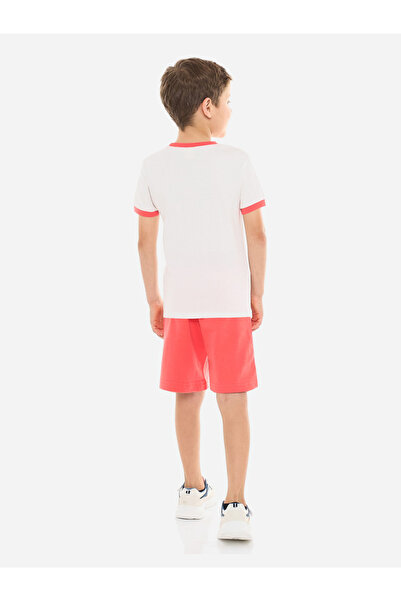 Victor and Jane By Styli Boys California Club Graphic T-Shirt and Shorts Set