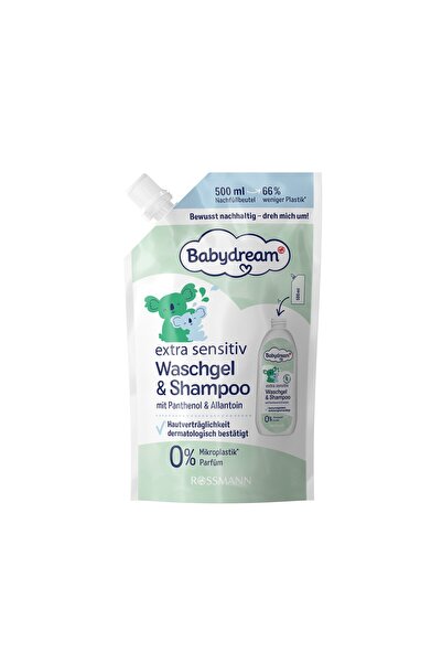 BABYDREAM Saç Ve Vücut Şampuanı Ekstra Hassas 500 ml