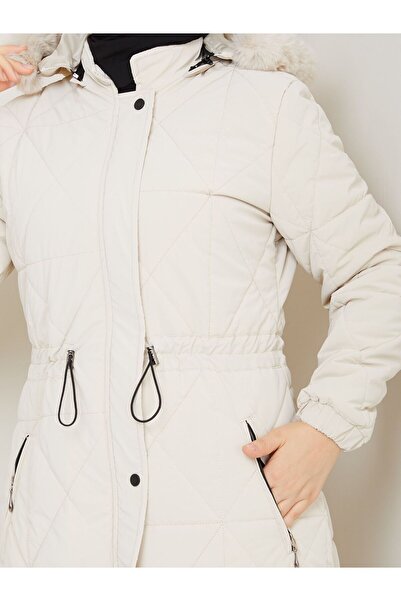 KMKkombin KADIN TAM DOLGULU BEL BAĞCIKLI KOL LASTİKLİ NOVA KUMAŞ GENÇ VE SPOR ARA BOY TESETTÜR MONT 0206