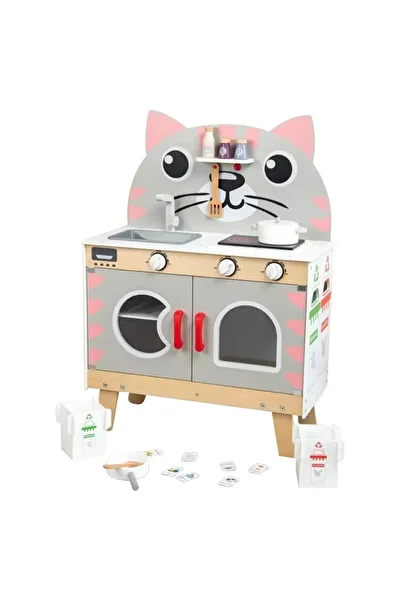 Woody Buddy - Kitty Kitchen - Pink