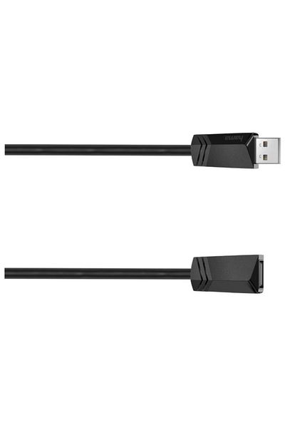 Hama USB Extension Cable 2.0 200619, 1.5m (Black)