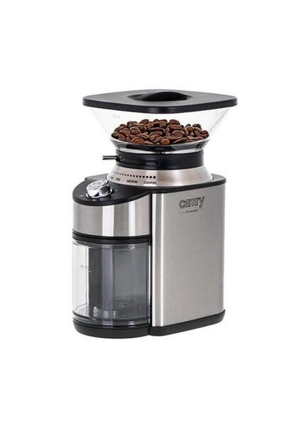 CAMRY Râșniță electrică de cafea CR 4443, oțel, 200W, 16 setări, 230g (argint...