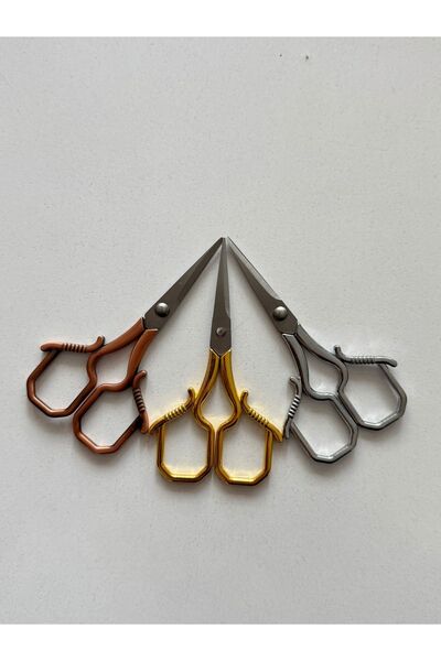 balım hobi evi مقص خطوبة وتطريز ذهبي منقوش بورما مقاس 11 سم |   ديكور وطرف حاد