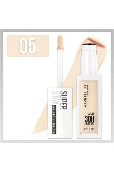 Maybelline NY Superstay Active Wear Long-Lasting Concealer, 30H, shade 05 Ivory, 10ml