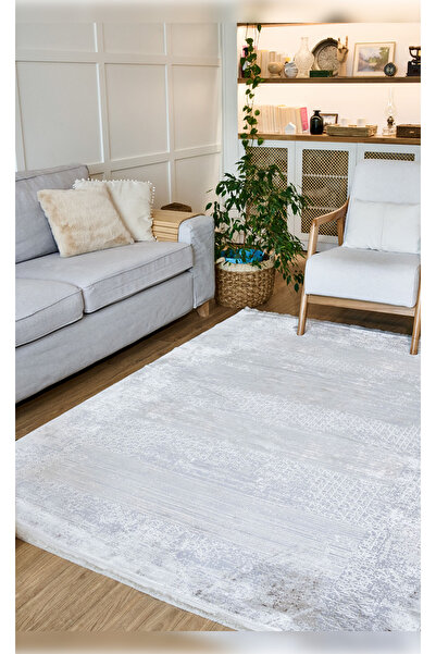 Apex Halı Riena 1192 Bej Yumuşak Dokulu Hav Toz Vermez Kaydırmaz Tabanlı Yıka...