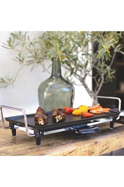 DomoClip Ηλεκτρική πλάκα μαγειρέματος DOM 174, 2000 W, 43 x 22,5 cm, αντικολλητική επιφάνεια (μαύρη)