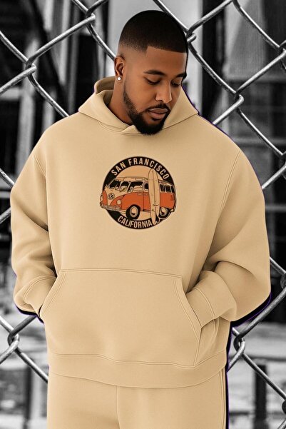 DM DOLCE MORE Hanorac supradimensionat cu imprimeu SAN FRANCISCO WOSWOS