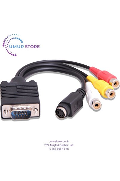 Herz Q-VSV VGA-SVİDEO Kompozit Dönüştürücü