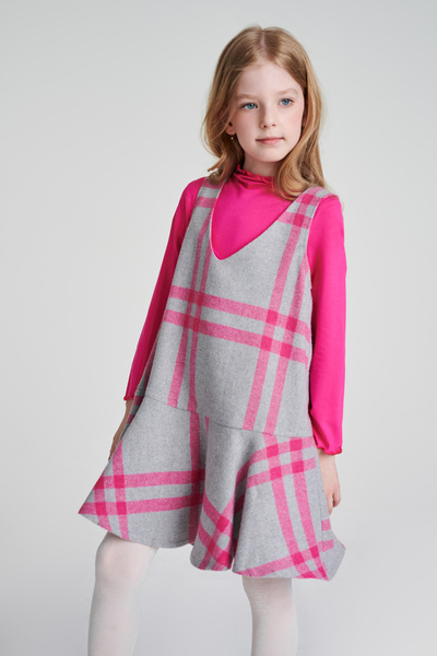 SheShe Girl's Pink Gilet Set