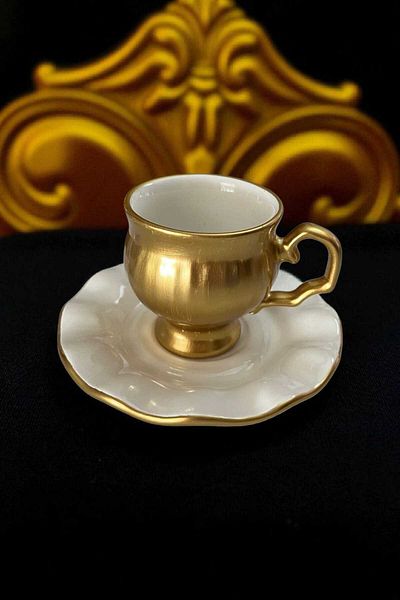 ariana sytle Turkish Coffee Cup Set for 2 People 4 Pieces