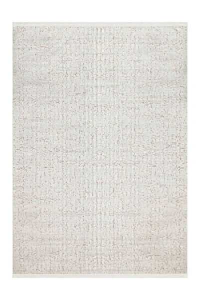 Apex Halı Riena 1184 KiremitYumuşak Dokulu Hav Toz Vermez Kaydırmaz Tabanlı Y...