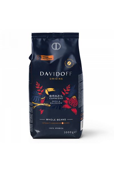 Davidoff COFFEE BEANS 1KG - BRAZIL ESPRESSO (RICH&AROMA)
