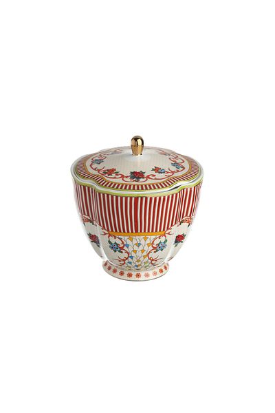 Lucky Art Fiora Bone Jar 14cm