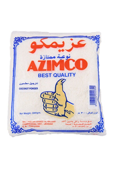 Azimco مسحوق جوز الهند، 300 غرام