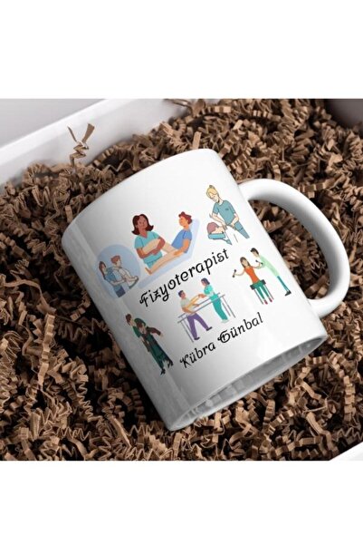 HEREVE FİZYOTERAPİST BASKILI İSME ÖZEL KUPA BARDAK