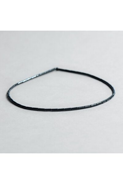 Lithora Jewellery Doğal Hematit Taşlı Gümüş Bileklik