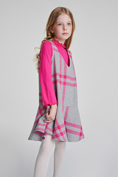 SheShe Girl's Pink Gilet Set