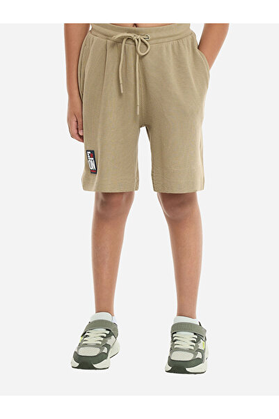 Victor and Jane By Styli Boys Textured Oversized T-Shirt and Shorts Set