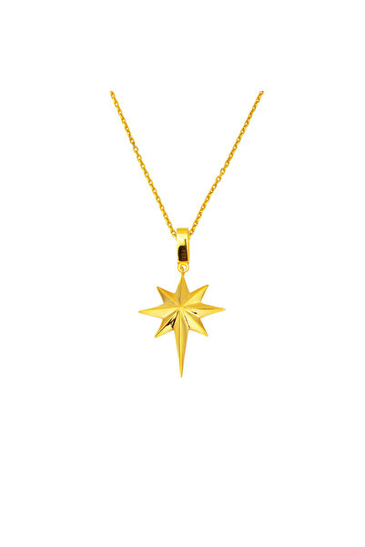 Bilezikci 22 Ayar Altın Kuzey Yıldızı Kolye