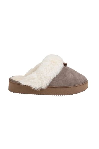 divendi-ro Women's Winter Slippers with Hardened Sole and Imitation Fur, polyester, 38-39