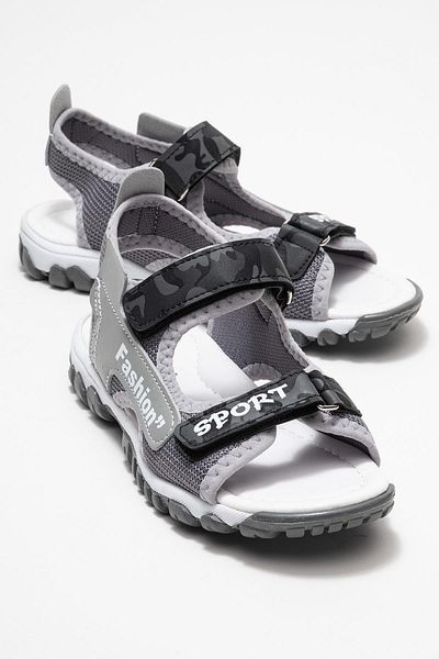 CCWAY AYAKKABI Children's Velcro Sports Sandals Smoked Camouflage