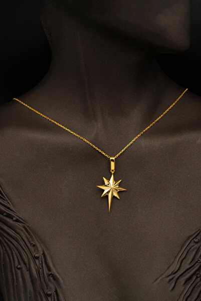 Bilezikci 22 Ayar Altın Kuzey Yıldızı Kolye