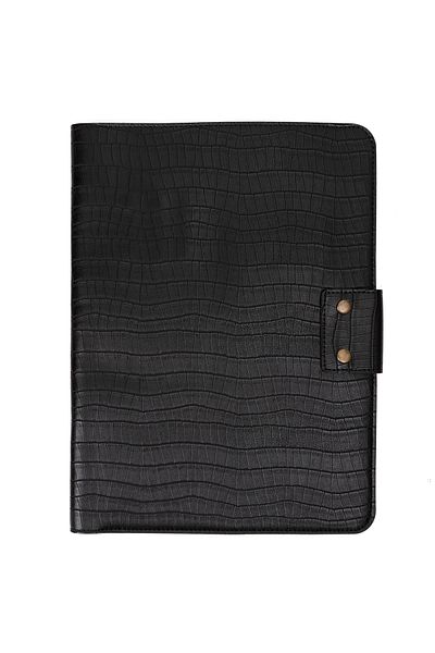 deridense M2 13-14 Inch Macbook Pro-air Vegan Leather Organizer Briefcase Tablet Case