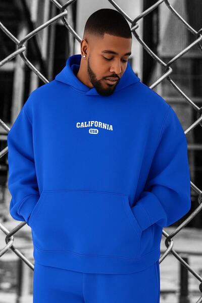 DM DOLCE MORE Hanorac supradimensionat cu imprimeu CALIFORNIA SUA