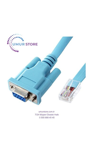 Genel Markalar VGA kablo Cisco Uyumlu Konsol Kablosu – RS232 Db9 Dişi – RJ45 ...