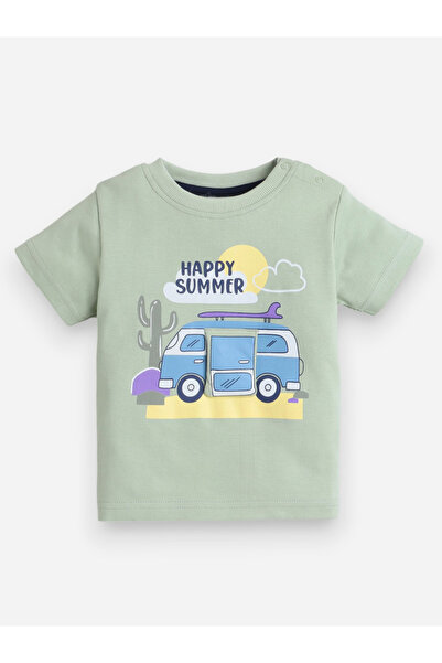 Victor and Jane By Styli Boys Happy Summer Graphic T-Shirt and Shorts Set