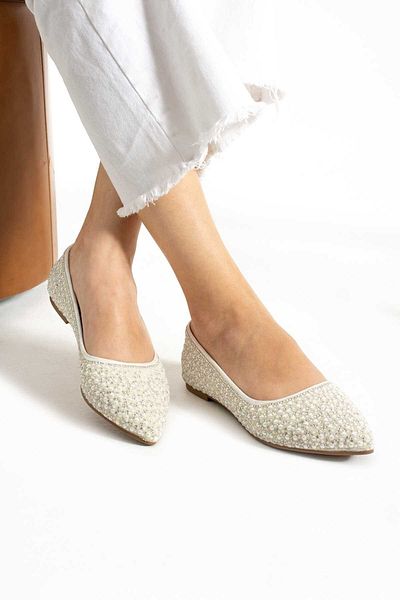 Bestello Stoned Rubber Sole Ballerinas 331-1454 Women's Ballerinas