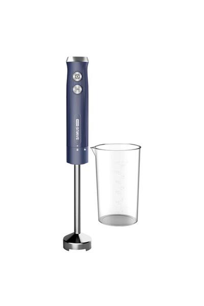 Samus Blender vertical SB800, 800 W, Pahar 0.6 l, Turatie reglabila + Pulse, Inox (Blue)