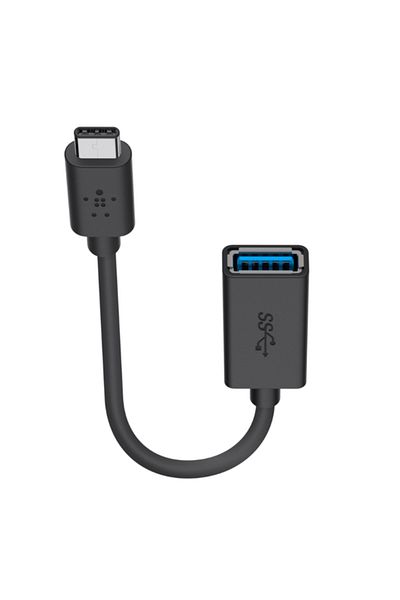 Belkin Adaptor F2CU036BTBLK, USB Type-C/USB-A, 150mm (Black)