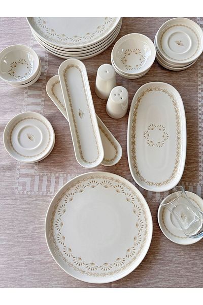 Meri Ev Gereçleri Lenora Breakfast Set 6 Persons 28 Pieces