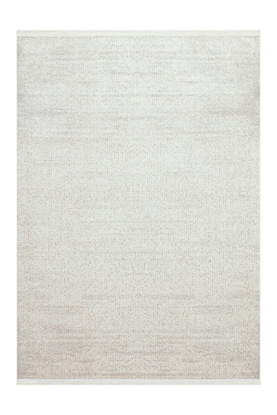 Apex Halı Riena 1182 Bej Yumuşak Dokulu Hav Toz Vermez Kaydırmaz Tabanlı Yıka...