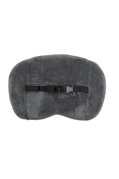 divendi-ro Foam Lumbar Support Cushion, Foam, with Memory Foam, 40x27x6 cm, gray