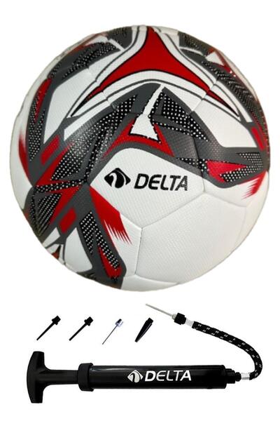 Delta Vento Hibrit Futbol Topu No 5 + Çok Fonksiyonlu Top Pompası İkili Set