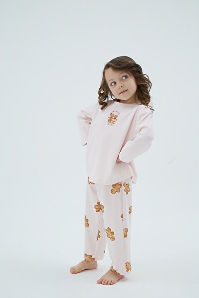 ZEYZEY 8910 Girl's Printed Pajama Set