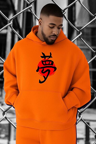 DM DOLCE MORE Hanorac supradimensionat cu imprimeu oriental îndepărtat