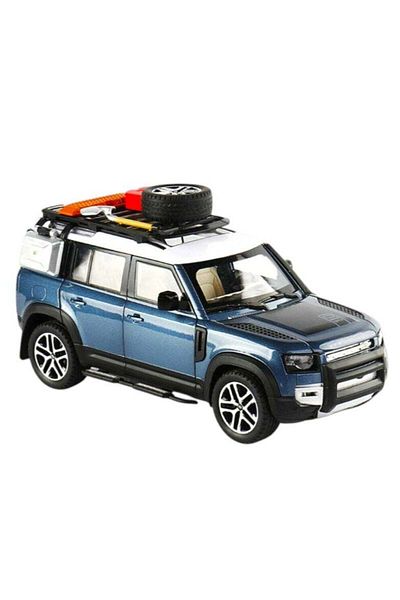 Toybox Land Rover Defender Car Model Alloy Metal SUV Toy Car Model Simulation Vehicles Toys For Children Gi