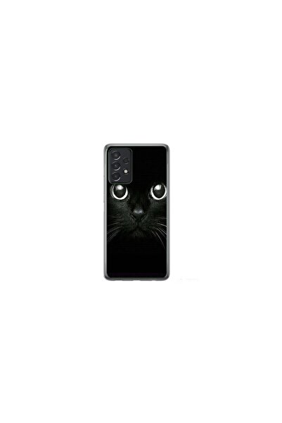 Atlas Husa personalizata HQ Print pentru Samsung Galaxy A32 5G, Black Cat #1,...