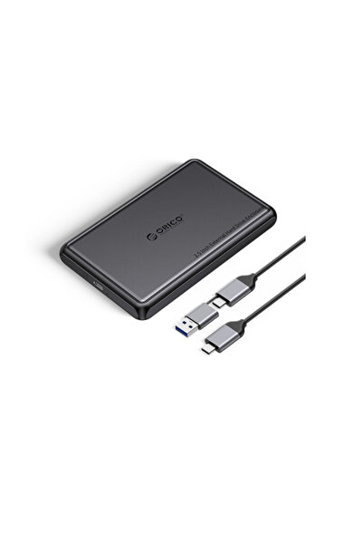 Orico Rack DDL25-C3 pentru HDD/SSD SATA 2.5", USB-C (Negru)